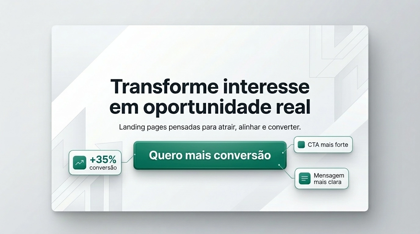 Interface de Landing Page de Conversão